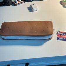 Sunny Days Ice Cream Sandwich Tactile Squeeze Toy Brown/White Ages 3 