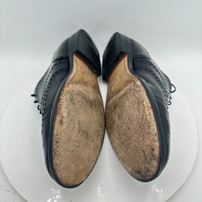 Toscana by Global Super Prime Men US 9.5 Black Leather Wingtip Oxford Shoes Toscana by Global Super Prime Men US 9.5 Black Leather  main image 3