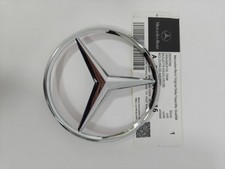 W212 Gloss Silver Star Emblem Rear Trunk Lid Logo Badge Amg E350 Sedan Mercedes