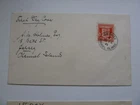 Guernsey First day cover  from 1941 1d scarlet