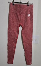 NWT WOMEN'S BEST Red Heather Active Leggings Sz Medium