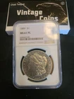 1889-P NGC MS61 PL PROOFLIKE MORGAN SILVER DOLLAR