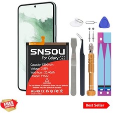 Galaxy S22 Battery, 2024 Upgraded 6800mAh EB-BS901ABY Li-Polymer Battery Repl...
