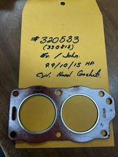 NOS OEM Evinrude Johnson OMC Cylinder Head Gasket 320533 9.9-15HP 70s-80s+