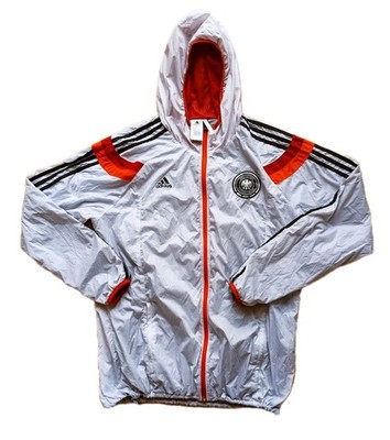 Adidas DFB Germany World Cup 2014 Anthem Jacket Coat Woven Nylon Glanz XL