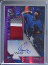 2020 Chronicles Spectra Neon Pink Prizm 19/49 Adbert Alzolay Rookie Auto RC fl4