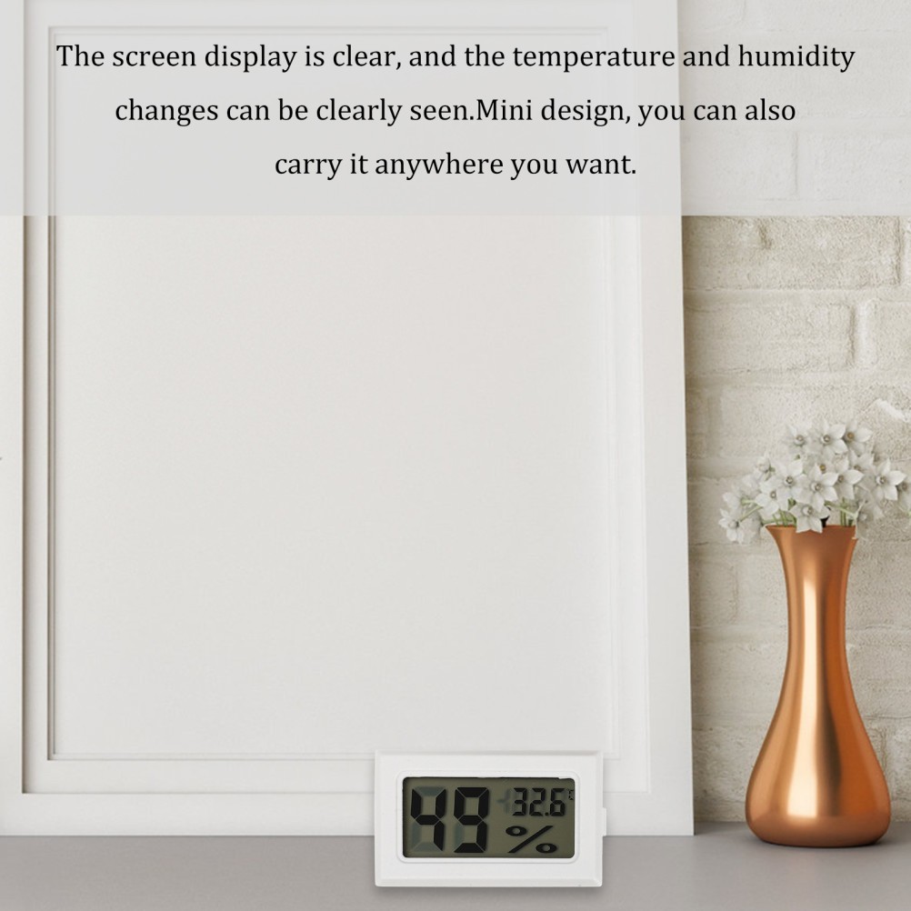 Electronic Hygrometer Thermometer Temperature Humidity Desktop Monitor