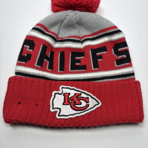 Kansas City Chiefs New Era Official NFL Football Youth Stocking Cap Beanie Hat - Picture 3 of 7