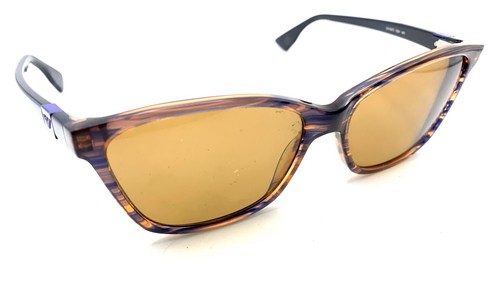 Emporio Armani EA 9672 SU0 Brown Black Purple Eyeglasses Frames 140 Italy Women