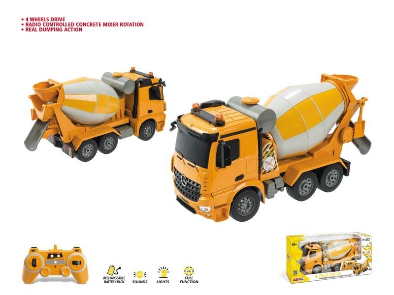 MONDO AUTO RADIOCOMANDATA  MERCEDES AROCS BETONIERA SCALA 1:20 63513
