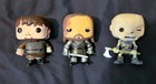 Funko Pop Game of Thrones Lot Robb Stark #08 Hound #05 Wight #33 Loose — photo 1