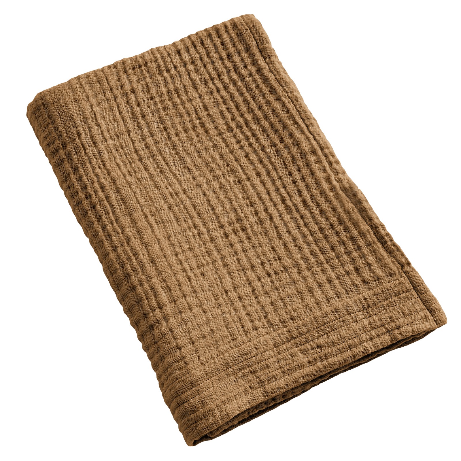 Serviette de bain 70x130 cm haut de gamme en pure gaze de coton texturée