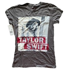 NEW Taylor Swift 2012 Official Red Grey Tee T-shirt Youth Size Small