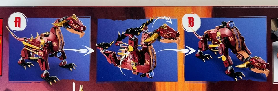 Lego 71793 Ninjago Heatwave Transforming Lava Dragon - New / Sealed / RETIRED - Image 4 of 4