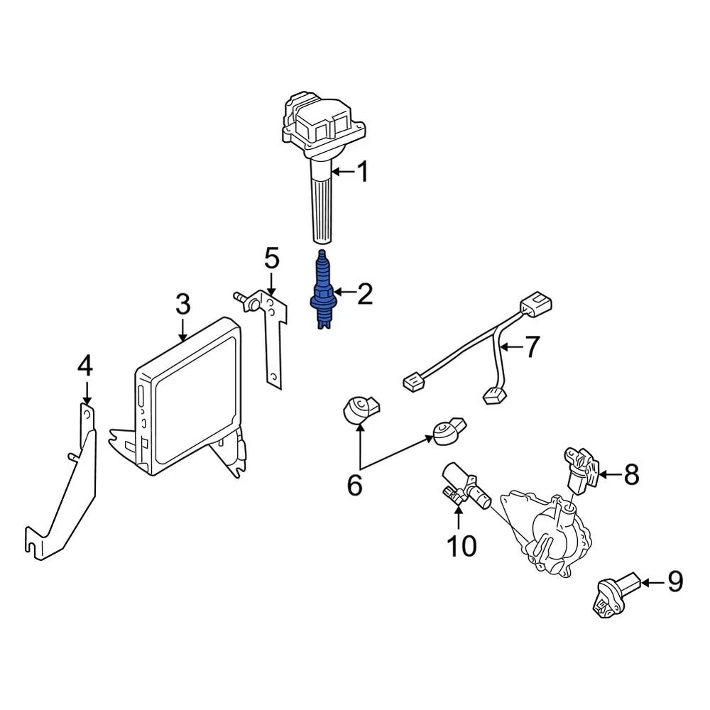 For Infiniti G35 2003-2007 Infiniti 224015M016 Spark Plug