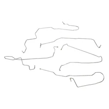 Fits 08-14 GMC Yukon Front Brake Line Kit 4WD No TC Stainless TKT0802SS-CPP