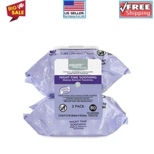 Equate Beauty Makeup Remover Cleansing Towelettes Face Wipes 40 Count, 2 Pack