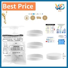 Durable 48mm Screw-On Caps with Foam Liner - Ideal for 1-5 Gallon Water Jugs