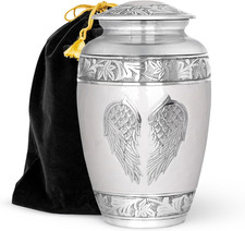 Angel Wings Cremation Urns for Human Ashes - Memorial Urn for Adults, Women, and