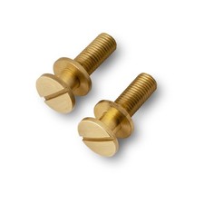 PRS Stoptail Studs Metric Unplated Polished Brass