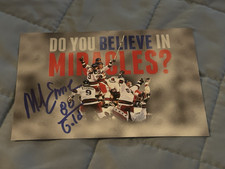 1980 TEAM USA Hockey MIKE ERUZIONE Signed 4x6 Photo AUTOGRAPH 1P