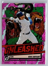 2021 Donruss #UNL17 Kris Bryant Unleashed Pink Fireworks