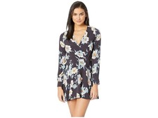 Flynn Skye Elle Mini Dress (Midnight Flora) Women's Dress Size S