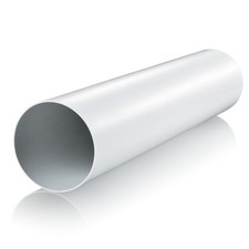 PVC Rundkanal fi 125mm weiß KO125-1/1m