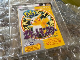 Pokemon Yellow Pikachu Version Nintendo Game Boy Japanese VGA 90 Gold not WATA