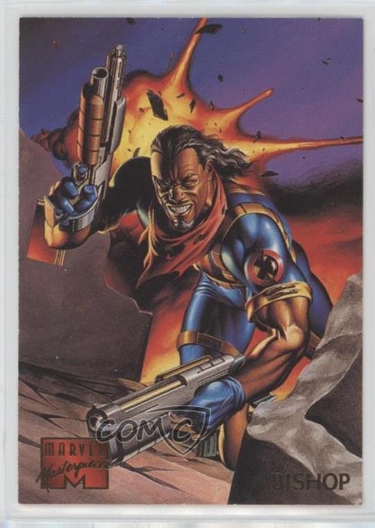 1995 Fleer Marvel Masterpieces Bishop #11 d8k
