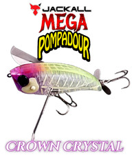 Jackall Mega Pompadour ***CROWN CRYSTAL***