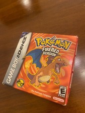 Pokemon FireRed Version GBA USA Authentic Complete Boxed Rare  