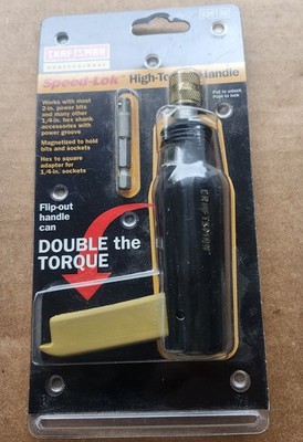 Sears Craftsman USA Nos High Speed Torque Handle Only Speed Lok 26198