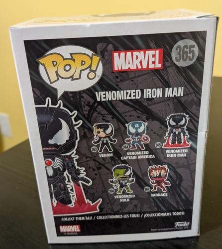 Marvel Venom Venomized Iron Man #365 Funko Pop - Picture 3 of 7