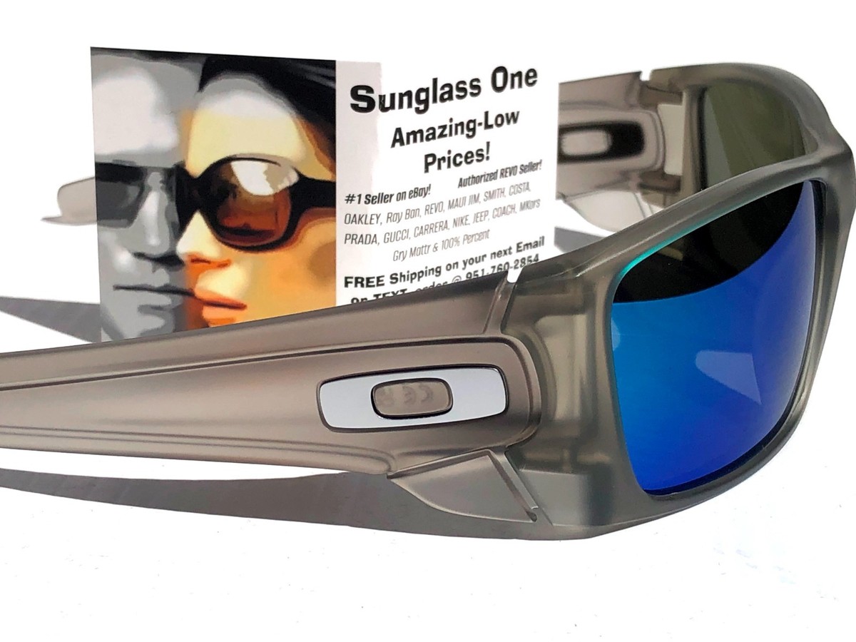 NEW Oakley FUEL CELL Matte Grey Ink POLARIZED Galaxy Jade Lens
