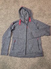 RAB Amy Hoody Zip Up Fleece Jacket Hoodie Hiking Size XL Steel Pink