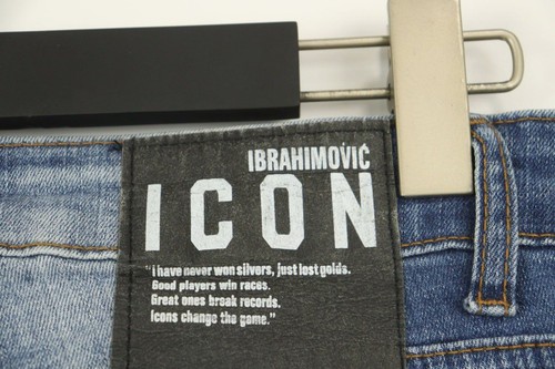 DSQUARED 2 Blue Wash Denim Regular Skinny Distressed Jeans Size 50 - Picture 13 of 20