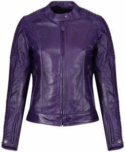 MotoGirl Valerie Leather Jacket - Purple