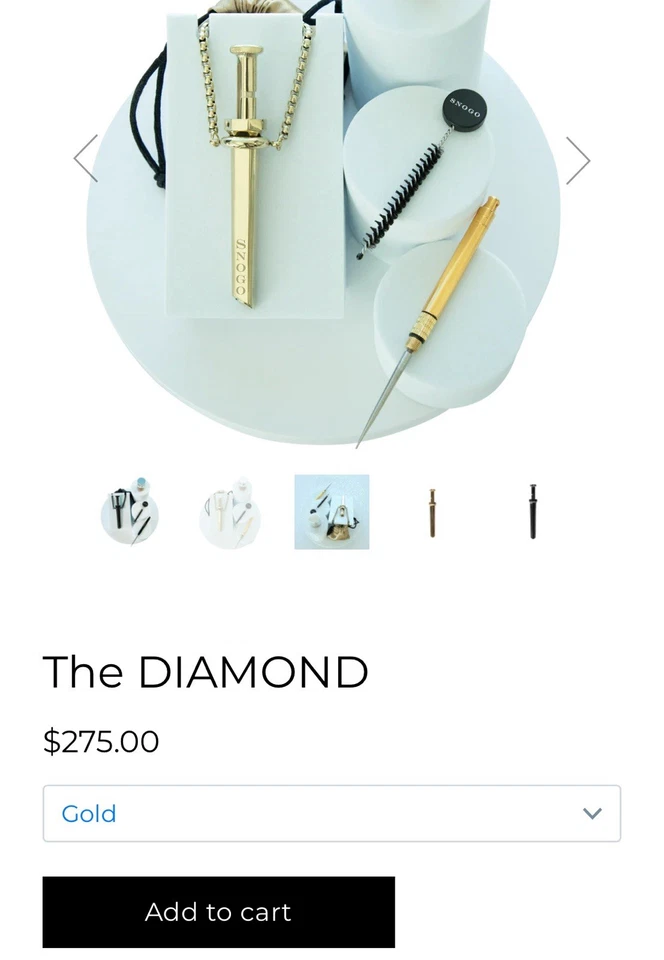 Snogo bump straw holiday sale. Buy gold kit get a silver snogo for FREE - Image 2 of 4