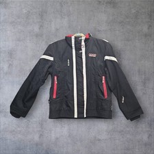 Crane Sports White Sports  Women's Ski Coat Size 16-18 Larg Black And Red brw