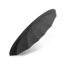 Car Rear View Camera Anti-Rain Cover, Silicone Reversing Wave-Edge Black Black