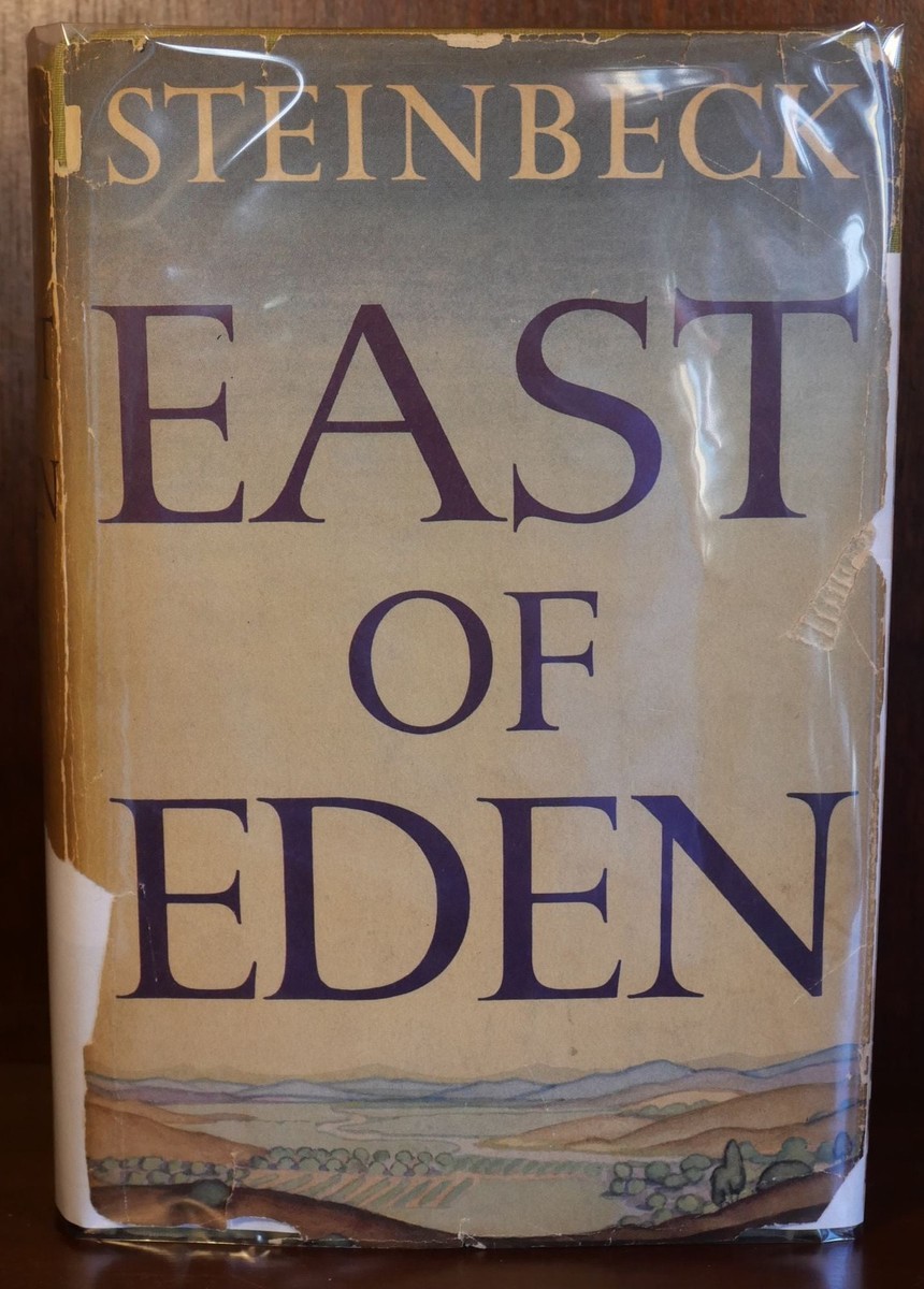 希少 East of Eden・Steinbeck 初版 First 1952 East of Eden by John Steinbeck, First Trade Edition, in Original Dust