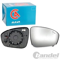 Alkar Spiegelglas Beheizt Rechts Passend FüR Mitsubishi Colt Renault Clio Megane