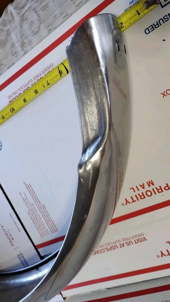 GUARDABARROS TRASERO HODAKA ACE 90 ACE 100 SUPER RAT DIRT SQUIRT WOMBAT ACERO INOXIDABLE Foto 3 de 4