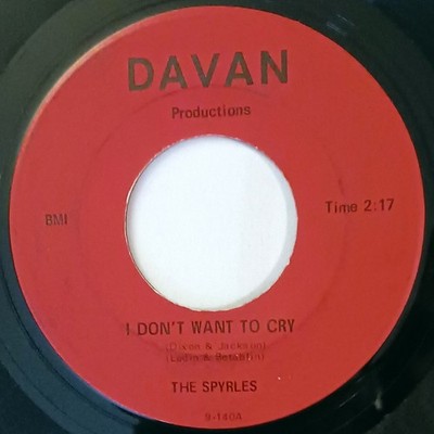 The Spyrles I Don't Want To Cry and Hangin Loose SC Garage Band HEAR IT