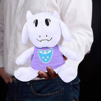 27 cm Undertale Plüschtier weich kuschelig lila Schaf Plüschpuppe