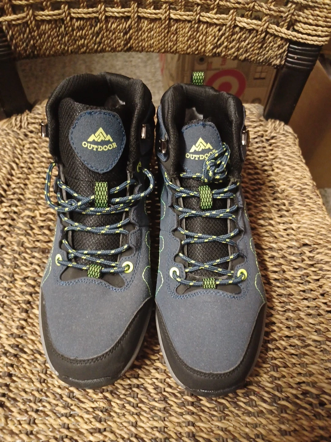 Outdoor Hicking Boots Men's Size 11 Blue With Furr Inside or 45 UK