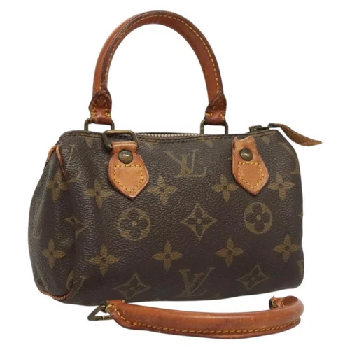 LOUIS VUITTON Monogram Mini Speedy Hand Bag M41534 LV Auth 121665