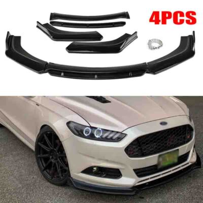For Ford Fusion Mondeo 2013-2016 Front Bumper Lip Spoiler Splitter Body Kit Lip