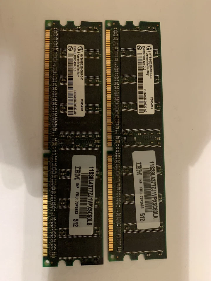 RDA RAM 512MB DIMM (256MBx2) Foto 3 de 3